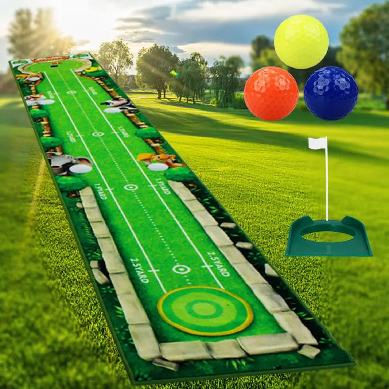 Golf Putting Mat Practical Golf Practice Mat for Park Office Indoor Outdoor, Home & Office Indoor Putting Practice Green vanistore-store