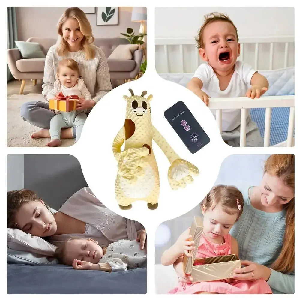 Baby Sleep Aid with Remote-Controlled Rhythmic Patting and Cradle Support, Rechargeable Veldora