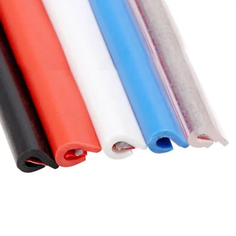 Door Edge Guard with U-Shaped Channel and Universal Fit, 16.4 Ft Trim-to-Fit Veldora