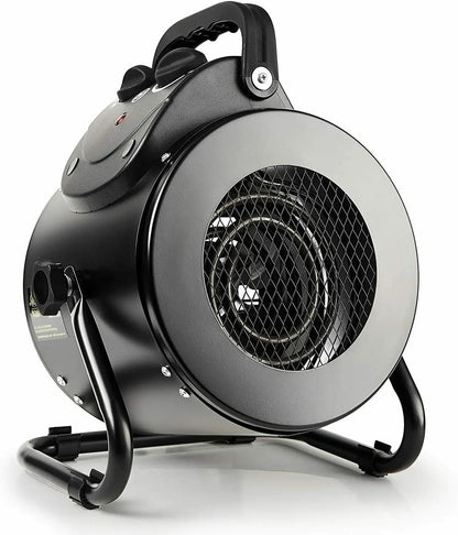 Greenhouse Space Heater with Water-Resistant Design and Steel Coil, 1500W for 160 Sq Ft Veldora