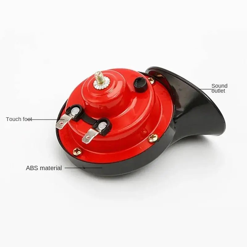 Train Horn with Dual Tone Alert and Weatherproof Housing, Universal 12V Mount Veldora