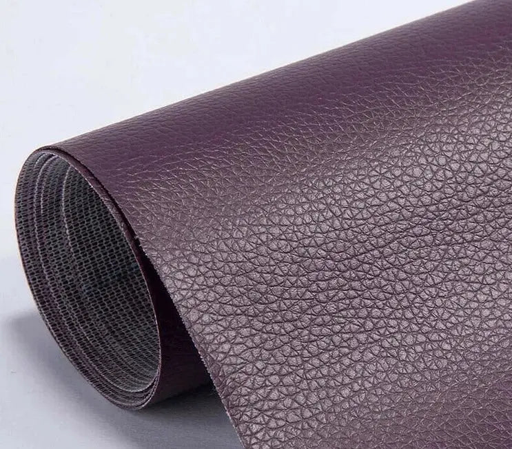 Leather Repair Sheet Self-Adhesive Cuttable PU Patch for Sofas, Car Seats Veldora