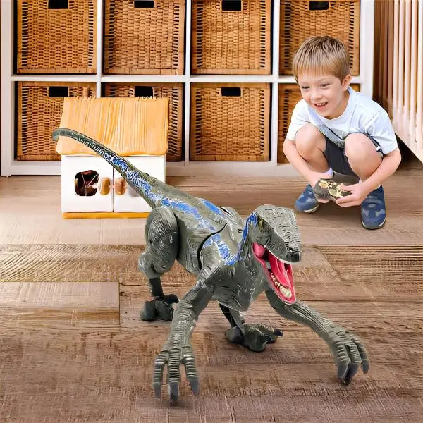 Interactive Dinosaur Toy with Remote Control and Rechargeable Battery, Realistic Sounds Veldora