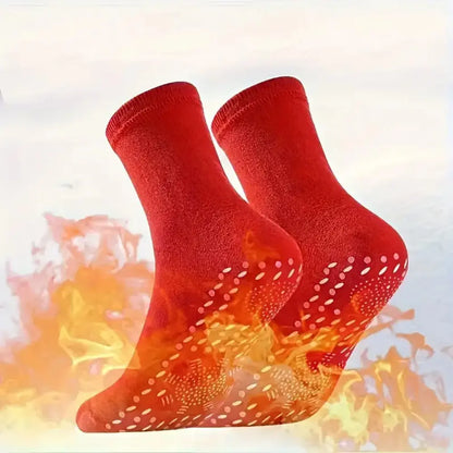 Heated Socks with Rechargeable Battery Pack and Adjustable Heat Levels, 5 Pairs Veldora