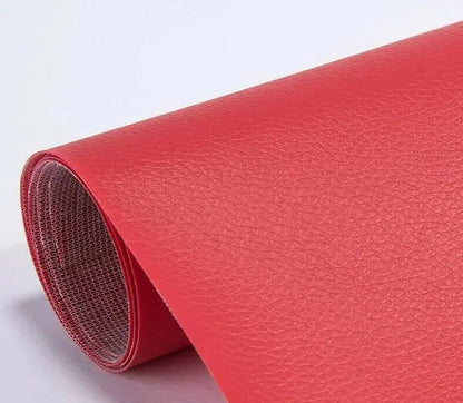Leather Repair Sheet Self-Adhesive Cuttable PU Patch for Sofas, Car Seats Veldora