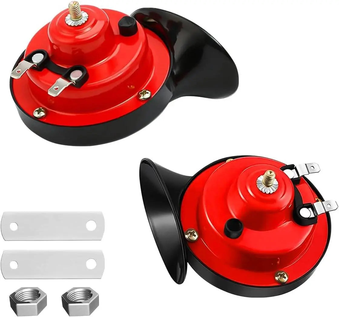 Train Horn with Dual Tone Alert and Weatherproof Housing, Universal 12V Mount Veldora