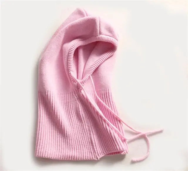 Cashmere Knit Hat with Hooded Fit and Adjustable Drawstrings, Lightweight Packable Design Veldora