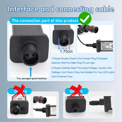 4.5V DC Power Adapter with 1.5A Output and Compact Black Housing, Indoor Use Veldora