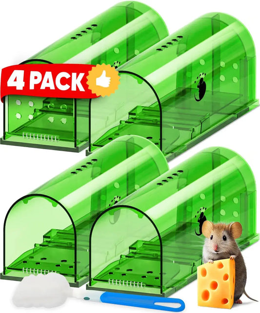 4-Pack Mouse Traps, Effective Rodent Control Solution vanistore-store