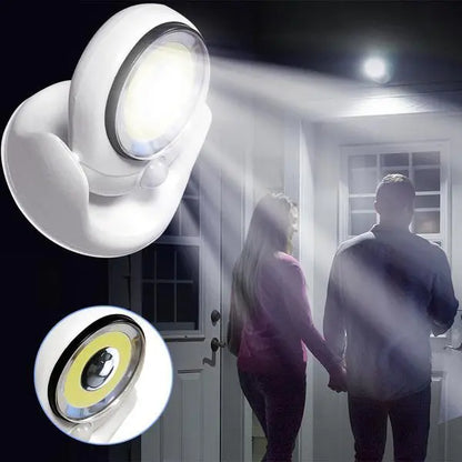 Outdoor Motion Sensor Light with LED Illumination and Magnetic Base, Battery Powered Veldora