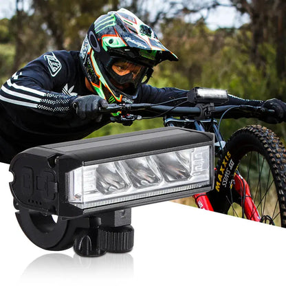 LED Bike Light with USB-C Rechargeable and Quick-Attach Mount, Weather-Resistant Veldora