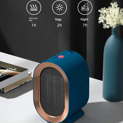 Ceramic Space Heater with Adjustable Thermostat and Tip-Over Safety, Portable 1500W Veldora