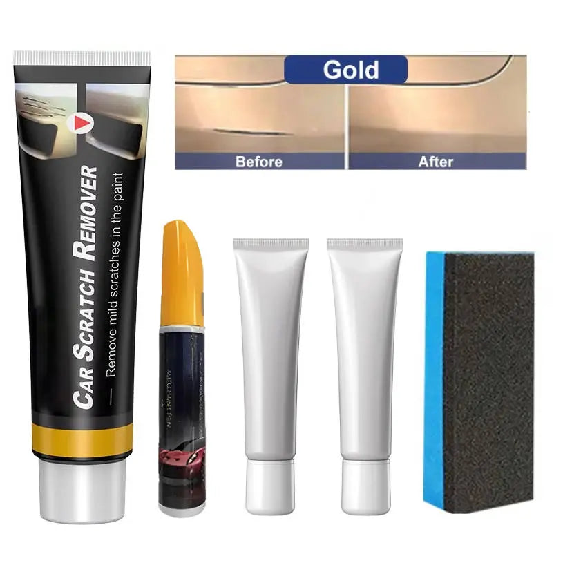 Car Scratch Repair Kit with Ergonomic Applicator and Microfiber Cloth, Wax Protection Veldora