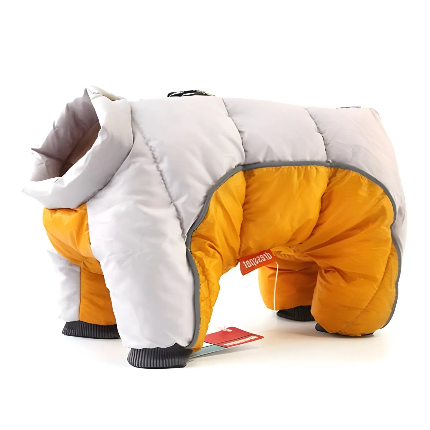 Dog Coat with Water-Resistant Shell and Synthetic Fill, Back Zip, Reflective Trim Veldora
