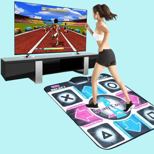 Dance Mat with Built-in Music and Motion Sensors, Foldable Non-Slip Design Veldora
