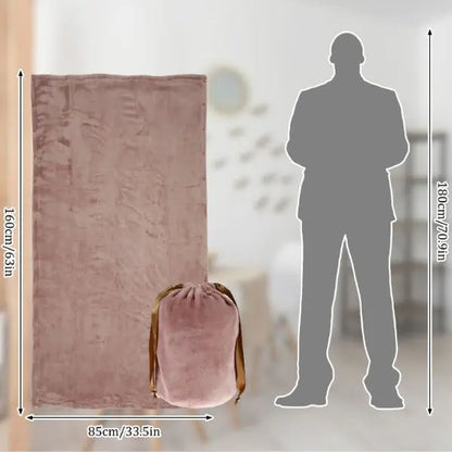 Heated Blanket with USB Power and Soft Flannel, 63 x 33 Inch Two-Person Veldora