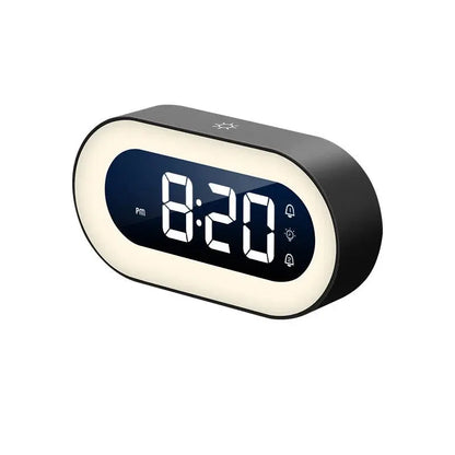 Wake Light Alarm Clock with Gradual Dawn Light and Rechargeable USB-C, Large LED Display Veldora