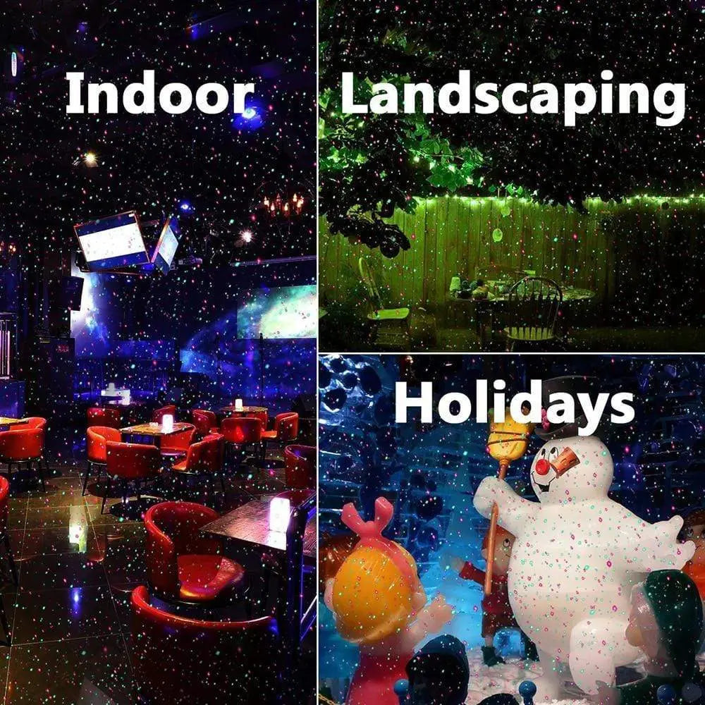 Laser Light Projector with Remote and Timer for Outdoor Use, 5m Range Veldora