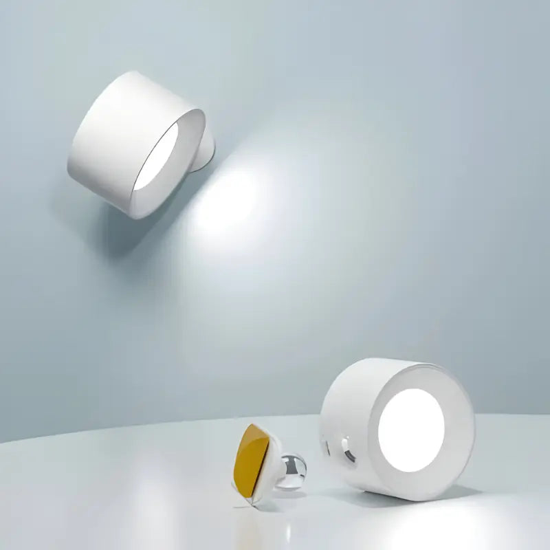 Magnetic Rechargeable Wall Light with 360-Degree Rotation and Touch Controls, USB-C Veldora