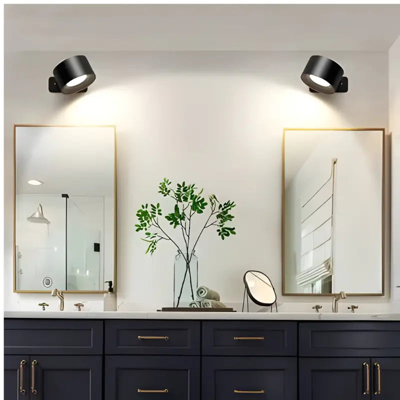 Magnetic Rechargeable Wall Light with 360-Degree Rotation and Touch Controls, USB-C Veldora