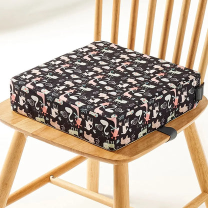 Travel Booster Seat with Adjustable Straps and Height, Removable Washable Cover Veldora