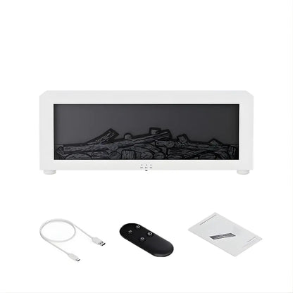 Humidifier and Air Purifier with Simulated Flame Light, Aromatherapy, 8-Hour Timer Veldora