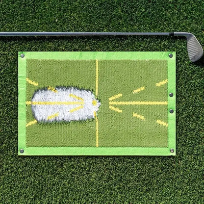 Golf Impact Mat with Instant Divot Feedback and Durable Practice Surface, Includes Stake Veldora