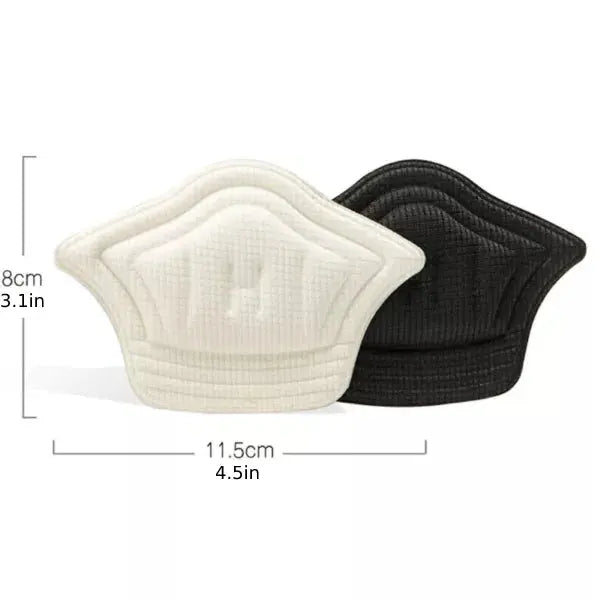 Heel Inserts with Cushioned Foam and Self-Adhesive Backing, Trim-to-Fit Design Veldora