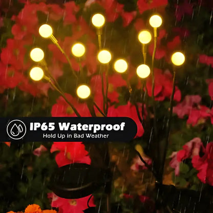 Garden Solar Lights with Firefly Motion and Warm White LEDs, Weather-Resistant Veldora