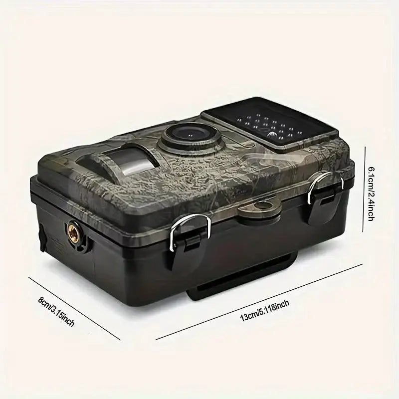 Trail Camera with No-Glow Infrared and 16MP Stills, 1080P Video Veldora
