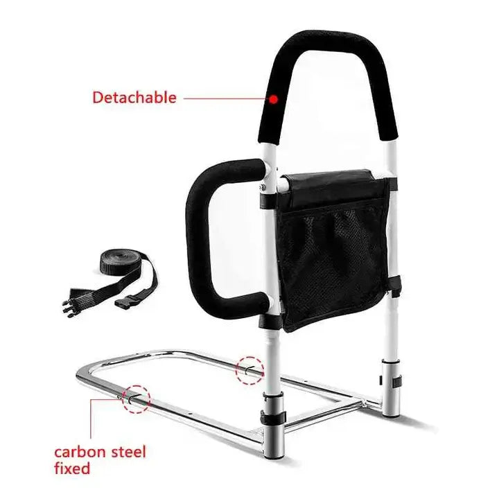 Bed Assist Handle with Adjustable Anchor Strap and Foam-Padded Grip, Toolless Setup Veldora