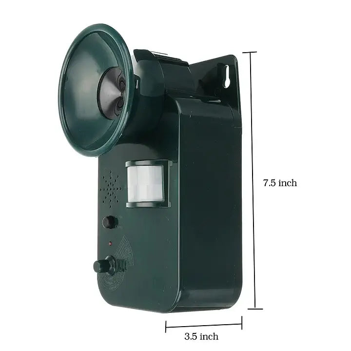 Ultrasonic Animal Repeller with Adjustable Pitch and Motion-Activated Sensor, 50ft Range Veldora