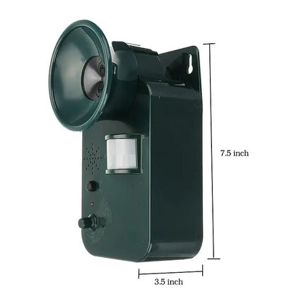 Ultrasonic Animal Repeller with Adjustable Pitch and Motion-Activated Sensor, 50ft Range Veldora