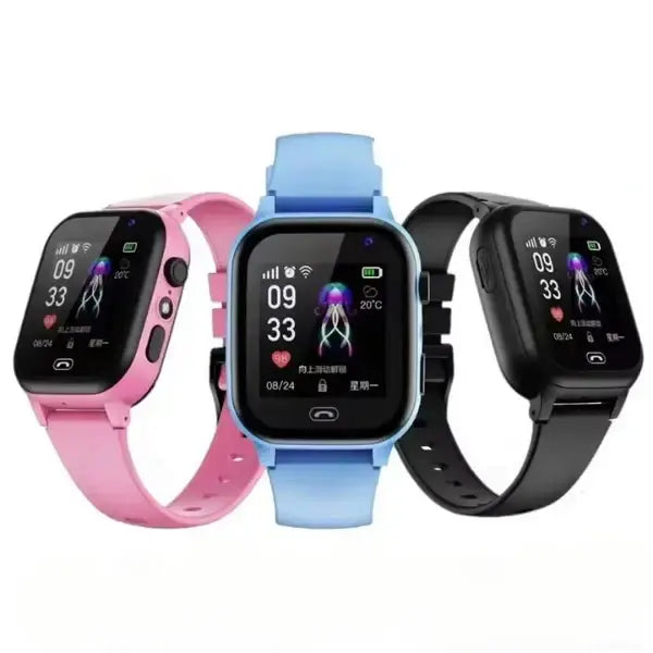Kids GPS Smartwatch with Real-Time Tracking and SOS Button, 48-Hour Battery Veldora