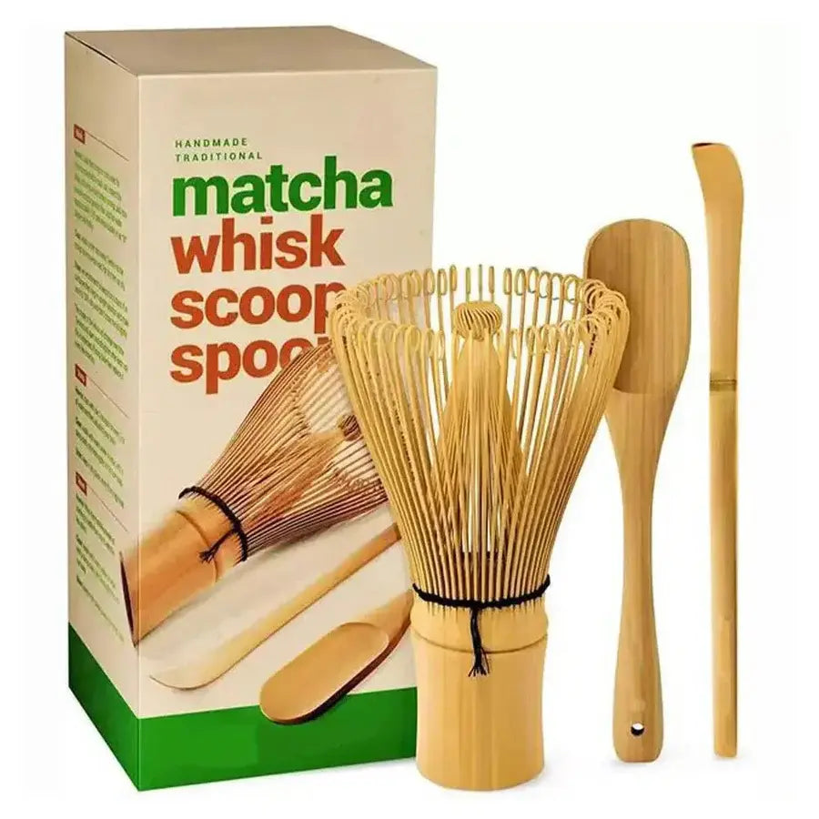 Matcha Tea Set with Bamboo Whisk and Ceramic Bowl, Gift-Ready Packaging Veldora