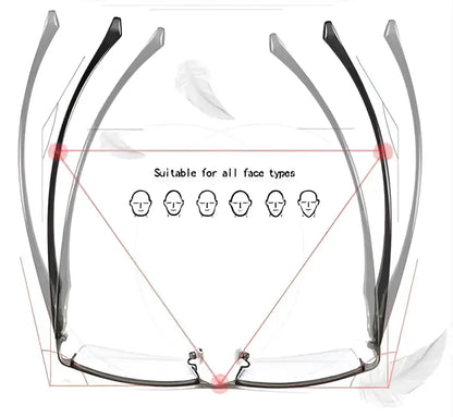 Progressive Multifocal Glasses with Light-Adaptive Tint and Anti-Reflective Coating Veldora