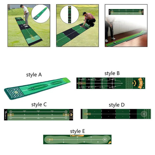 Golf Putting Mat Practical Golf Practice Mat for Park Office Indoor Outdoor, Home & Office Indoor Putting Practice Green vanistore-store