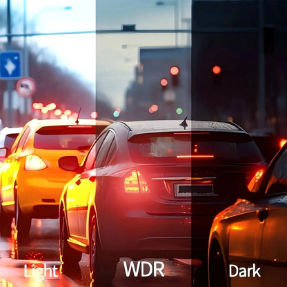 Four-Channel Dash Cam with Night Vision and WiFi App Live View, Front 1080P 170° Veldora