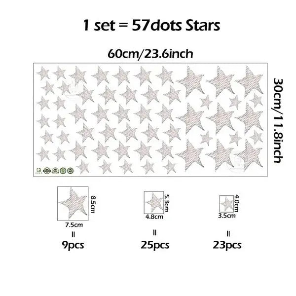 Adorable Cartoon Teddy Bear Sleeping on Moon & Stars Wall Stickers: Perfect Baby Room Decor vanistore-store