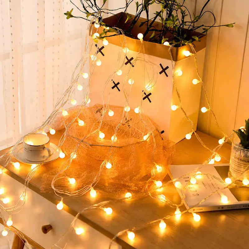LED Ball String Lights For Indoor & Outdoor Décor vanistore-store