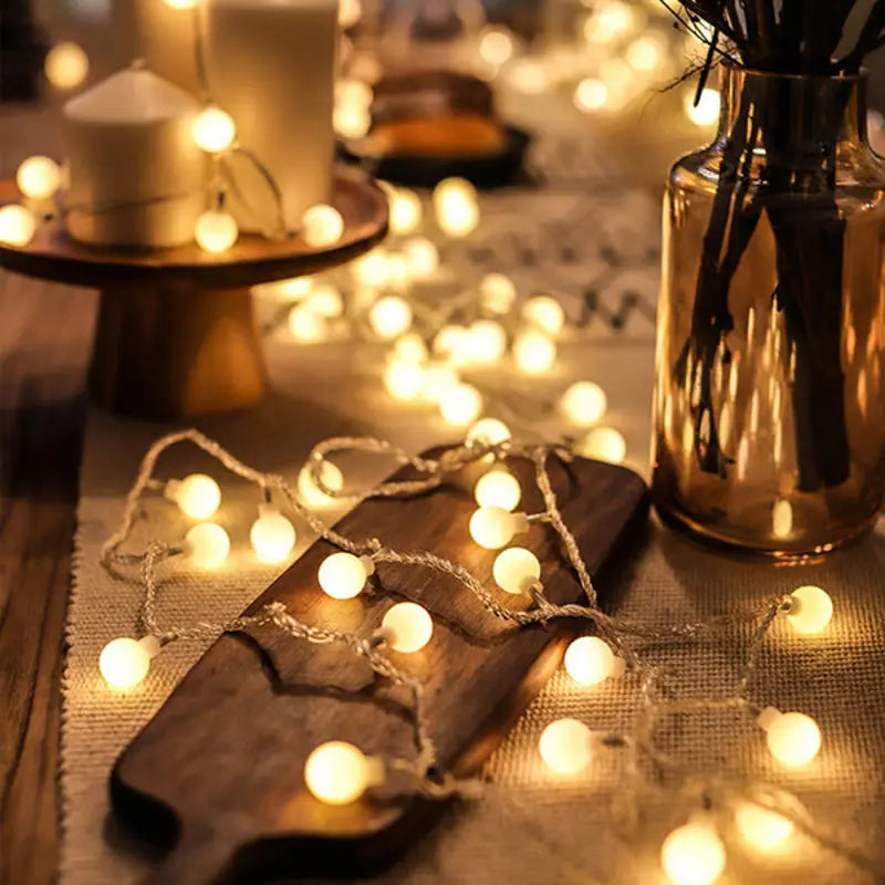 LED Ball String Lights For Indoor & Outdoor Décor vanistore-store