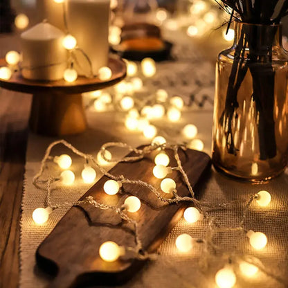 LED Ball String Lights For Indoor & Outdoor Décor vanistore-store