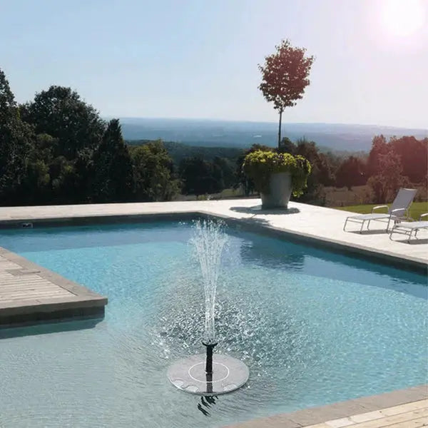 Efficient Solar Garden Fountain | Eco-Friendly Waterfall Fountain for Outdoors | 4-Mode Mini Solar Fountain vanistore-store