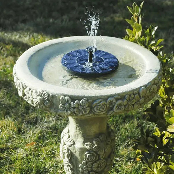 Efficient Solar Garden Fountain | Eco-Friendly Waterfall Fountain for Outdoors | 4-Mode Mini Solar Fountain vanistore-store