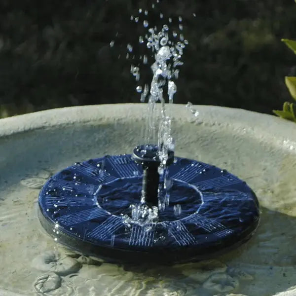 Efficient Solar Garden Fountain | Eco-Friendly Waterfall Fountain for Outdoors | 4-Mode Mini Solar Fountain vanistore-store