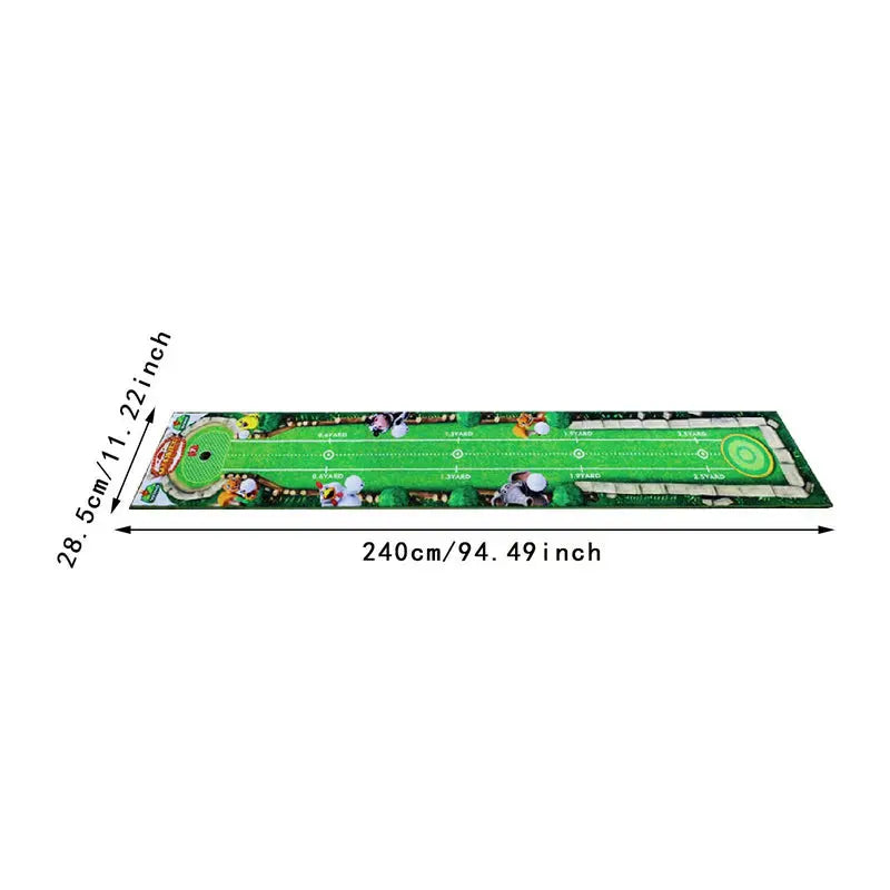 Golf Putting Mat Practical Golf Practice Mat for Park Office Indoor Outdoor, Home & Office Indoor Putting Practice Green vanistore-store