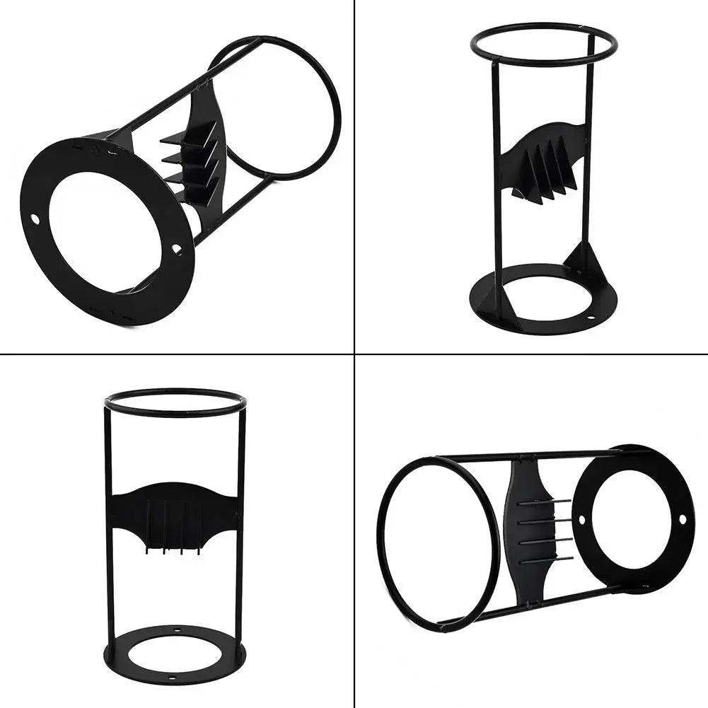 Manual Log Splitter with Fixed Wedge and Rounded Carry Handle, Cast Iron Construction Veldora