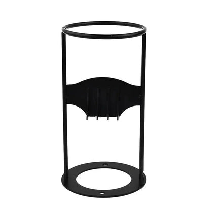 Manual Log Splitter with Fixed Wedge and Rounded Carry Handle, Cast Iron Construction Veldora