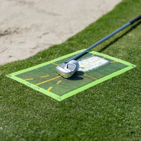 Golf Impact Mat with Instant Divot Feedback and Durable Practice Surface, Includes Stake Veldora