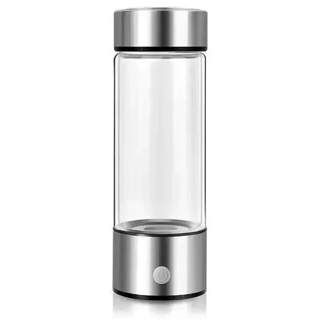 Portable Hydrogen Water Bottle with USB Electrolyzer and One-Button Operation, 300 ml Veldora